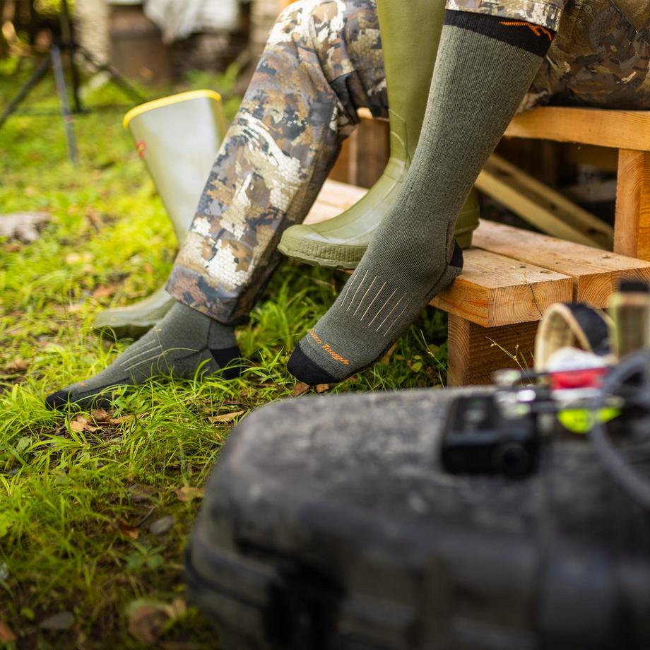 Darn Tough Vermont Chaussettes Homme Mi-Mollet Épaisses Chasse Laine Mérinos  