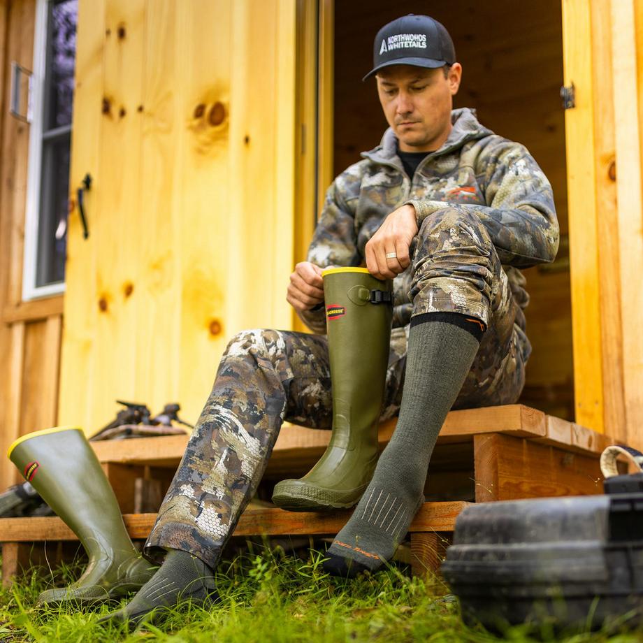 Darn Tough Vermont Chaussettes Homme Mi-Mollet Épaisses Chasse Laine Mérinos  