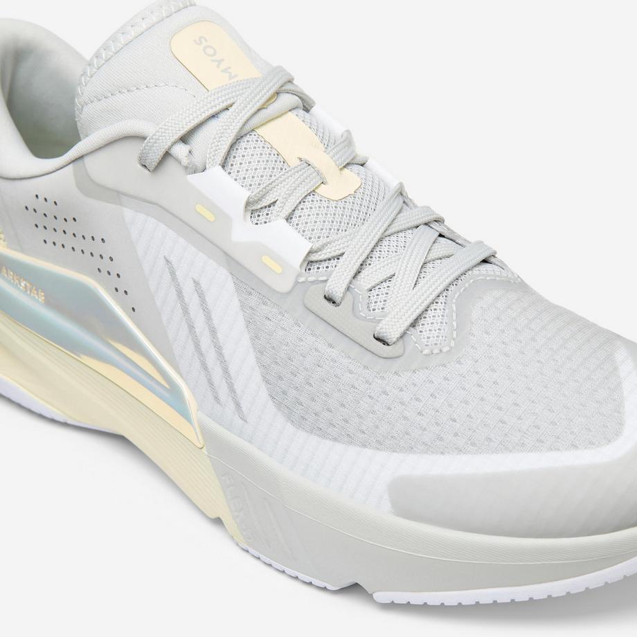 DOMYOS Chaussures de fitness maintien et stabilité Chaussures de fitness et training maintien et stabilité femme, Energy+ gris 