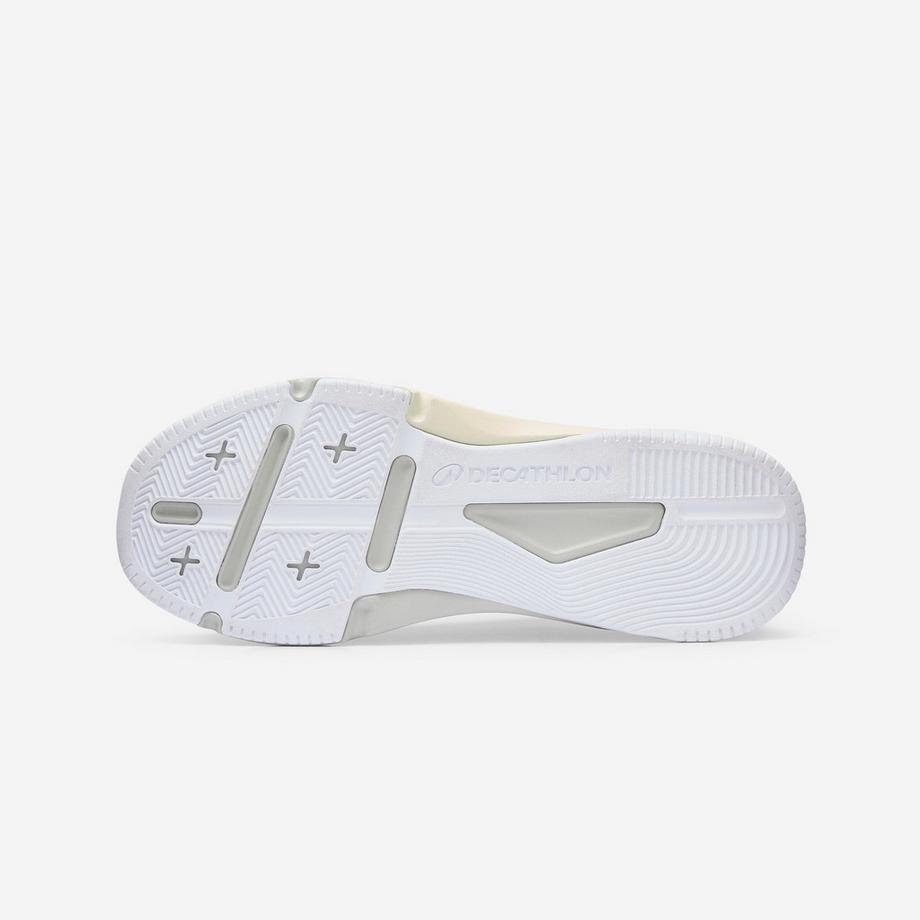 DOMYOS Chaussures de fitness maintien et stabilité Chaussures de fitness et training maintien et stabilité femme, Energy+ gris 