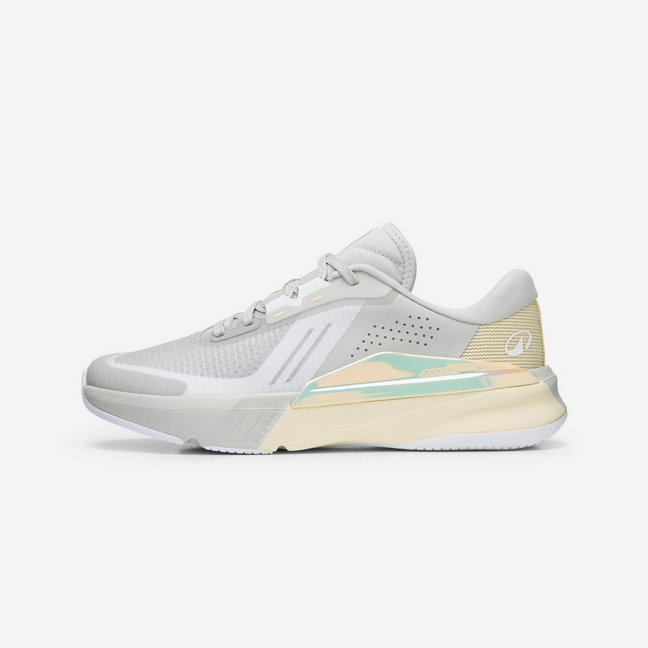 Chaussures de fitness et training maintien et stabilité femme, Energy+ gris