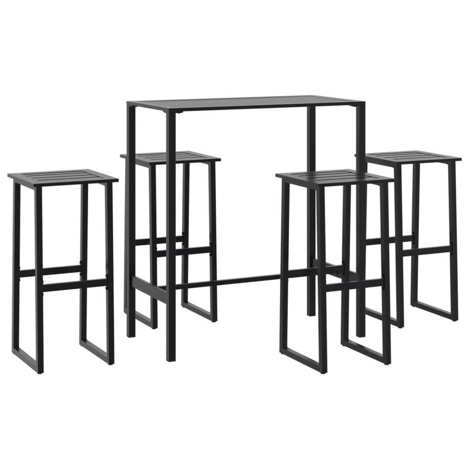 Ensemble de bar de jardin acier