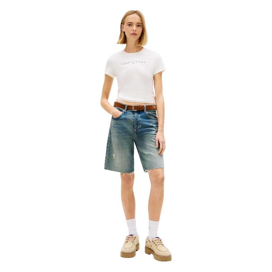 TOMMY JEANS T-Shirt Motif Style Linéaire  