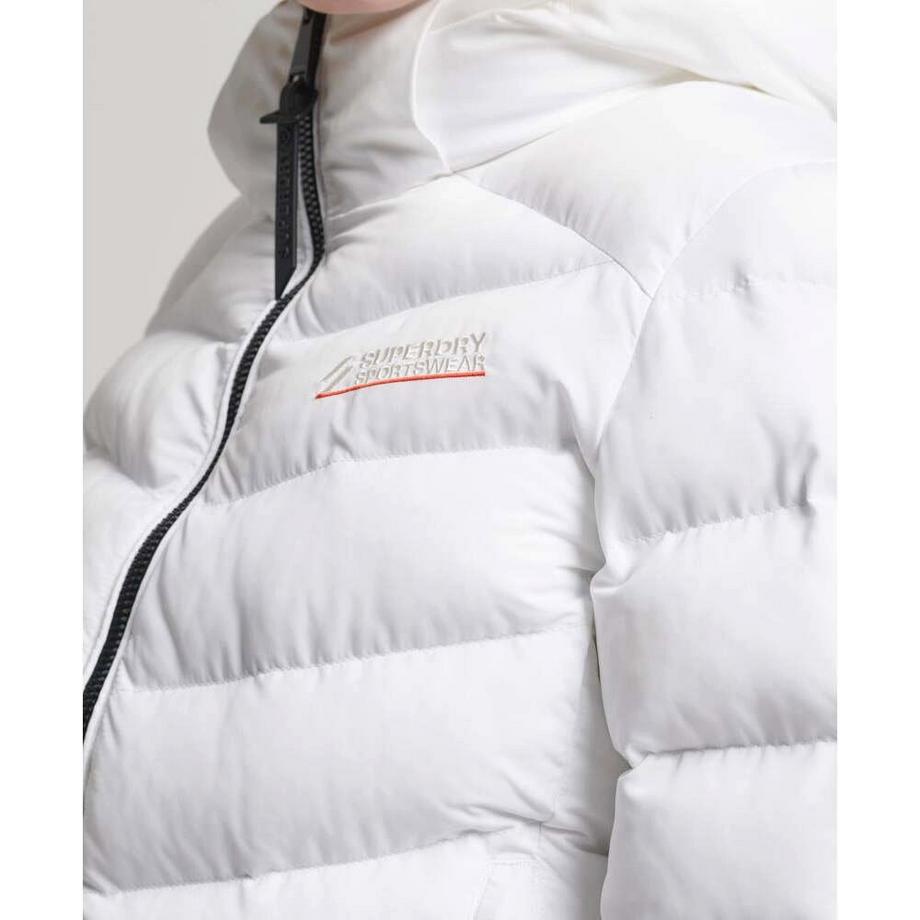 Superdry Piumino con Cappuccio in Microfibra  