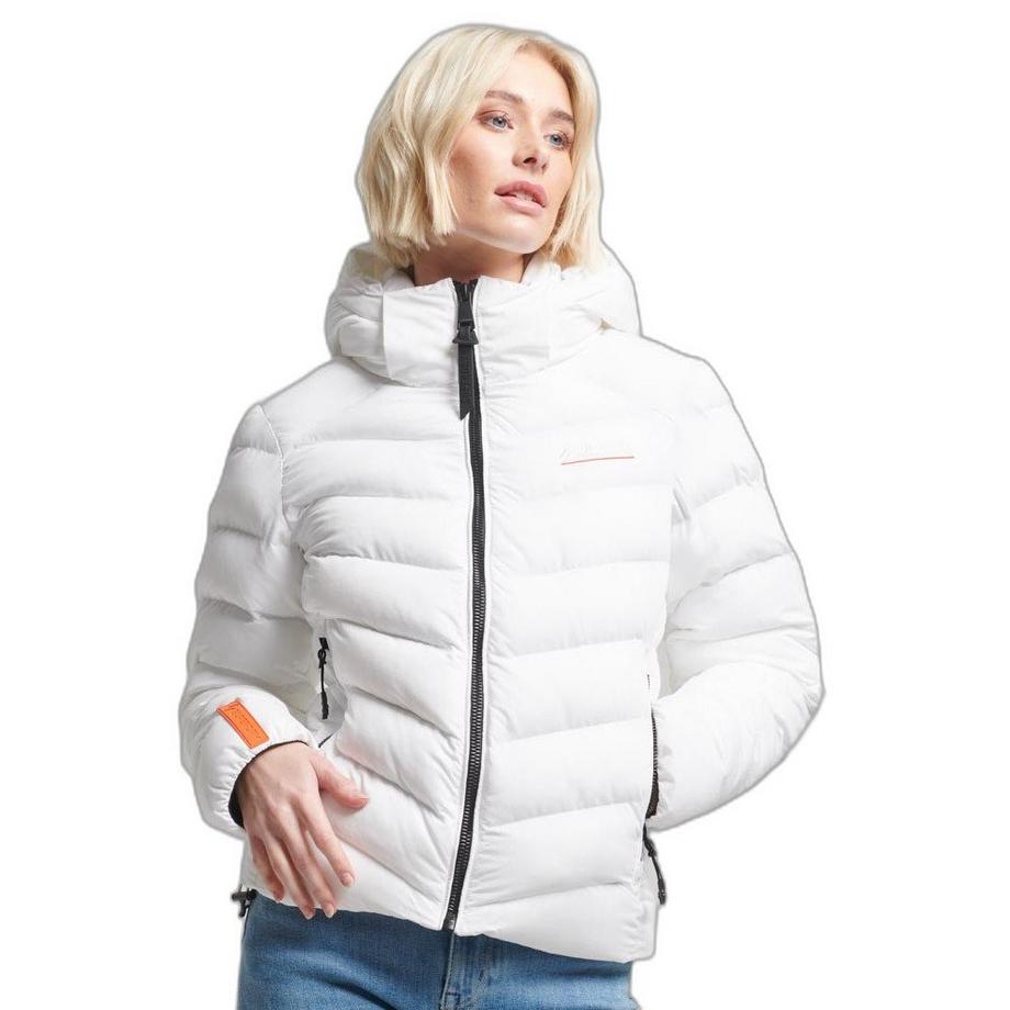 piumino con cappuccio da uperdry microfibre
