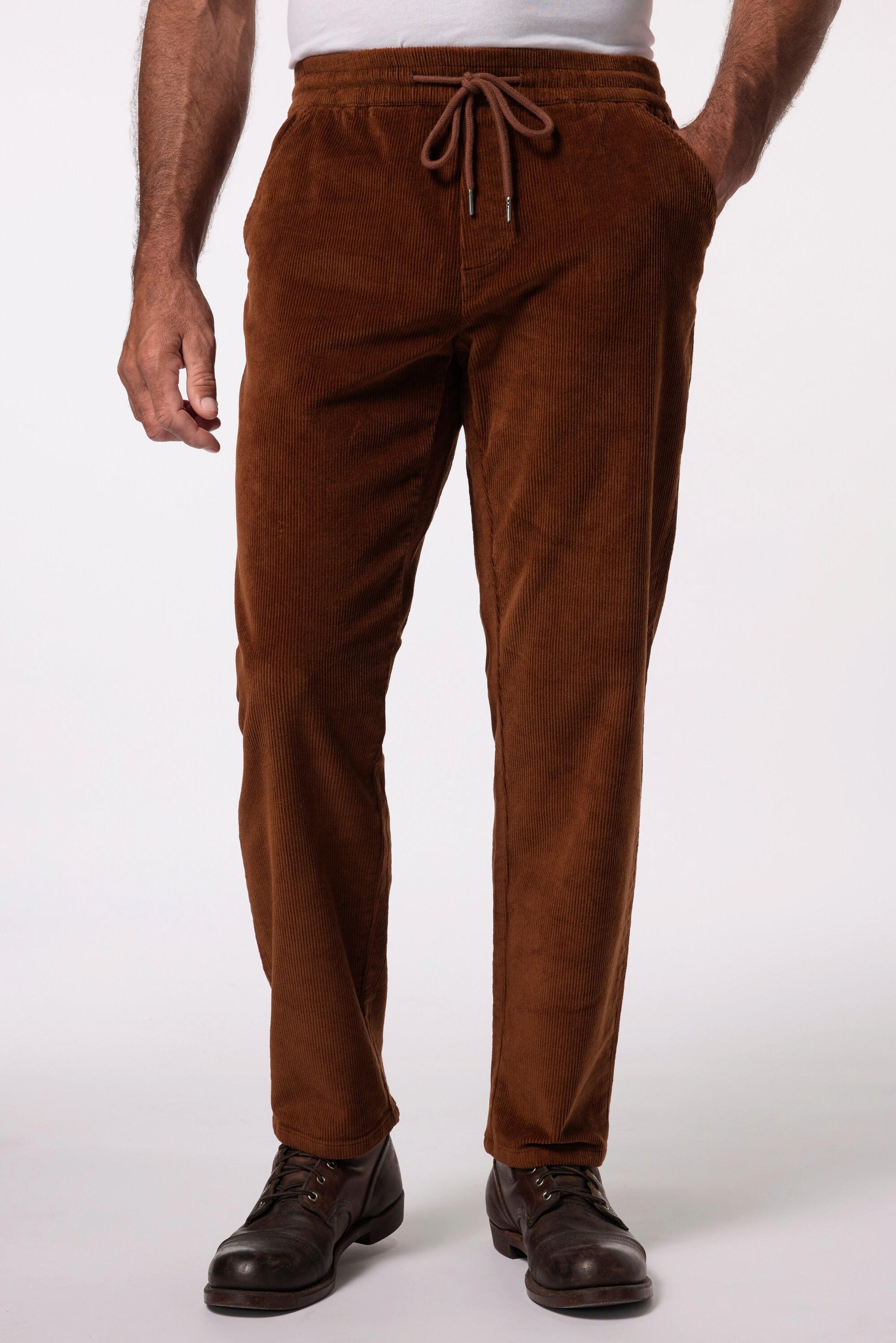 JP1880  Pantalon en velours côtelé. Taille élastique et coupe Modern Fit. 