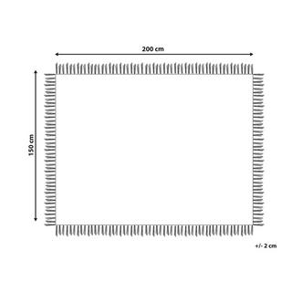 Beliani Tagesdecke aus Baumwolle YERBENT  