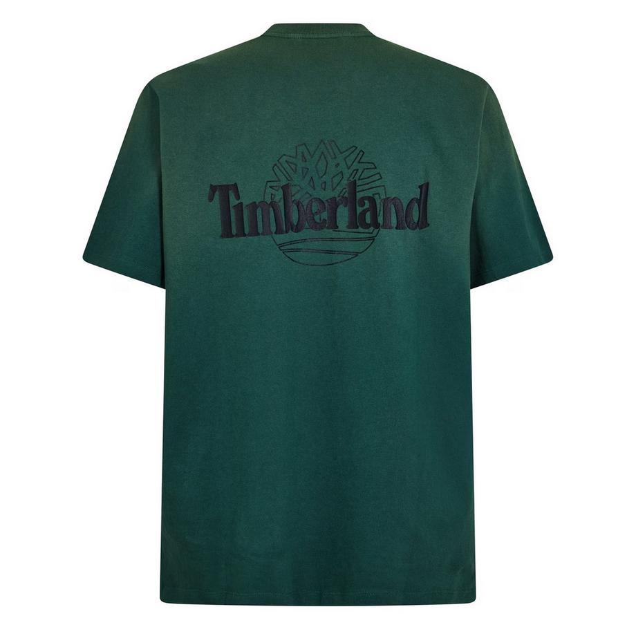Timberland T-Shirt Oversize con Stampa Posteriore  