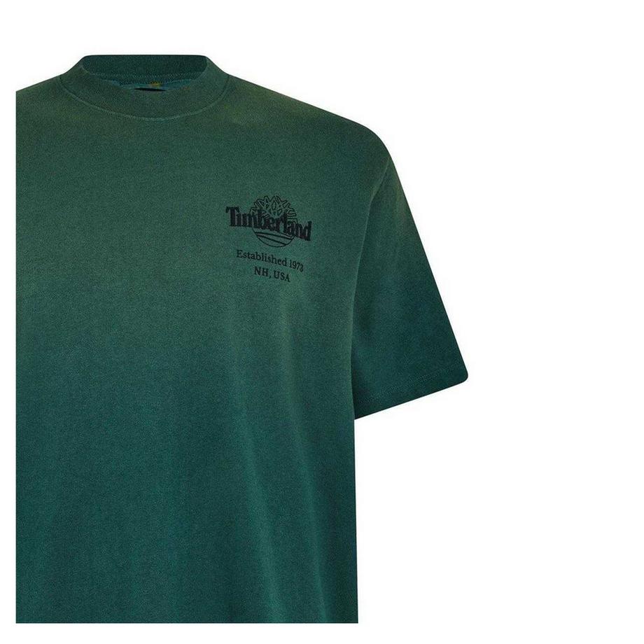 Timberland T-Shirt Oversize con Stampa Posteriore  