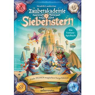 Zauberakademie Siebenstern - Finde DEINEN magischen Tiergefährten! (Zauberakademie Siebenstern, Bd. 2) Lambertus, Hendrik; Ach, Philipp (Illustrationen) Couverture rigide 