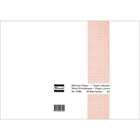 Favorit FAVORIT Block A3 1738 B weiss 80g 50 Blatt  