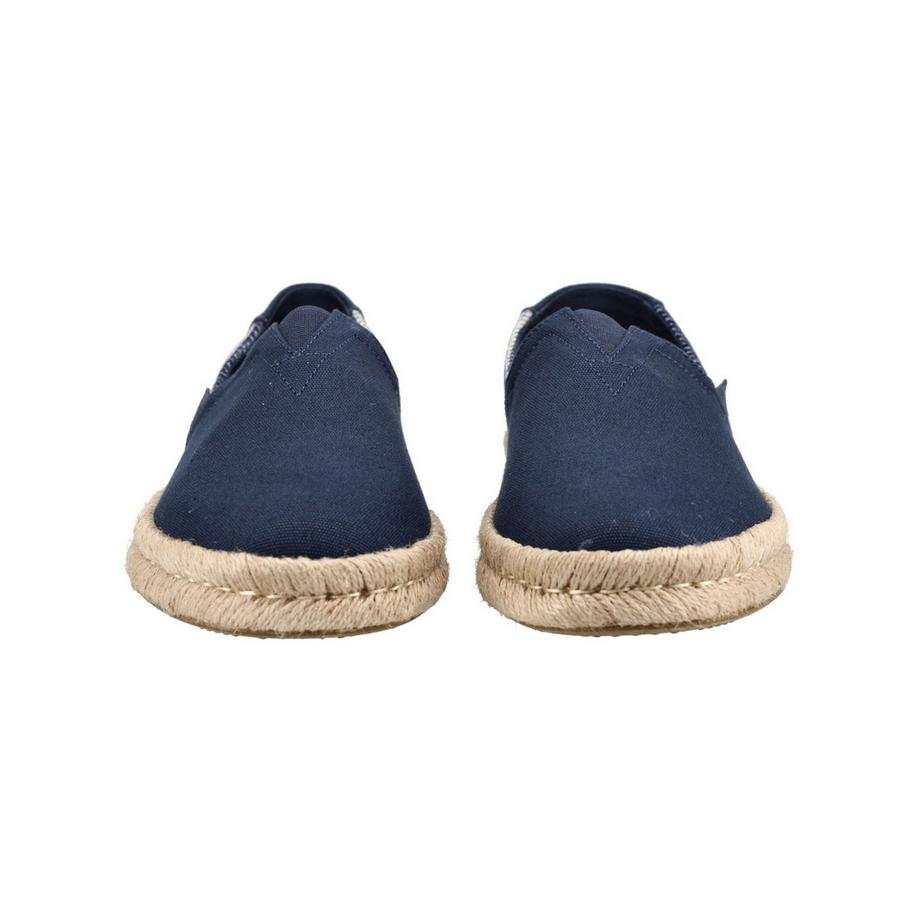 TOMS Chaussures Slip-On Espadrilles en Toile Bleu Marine  