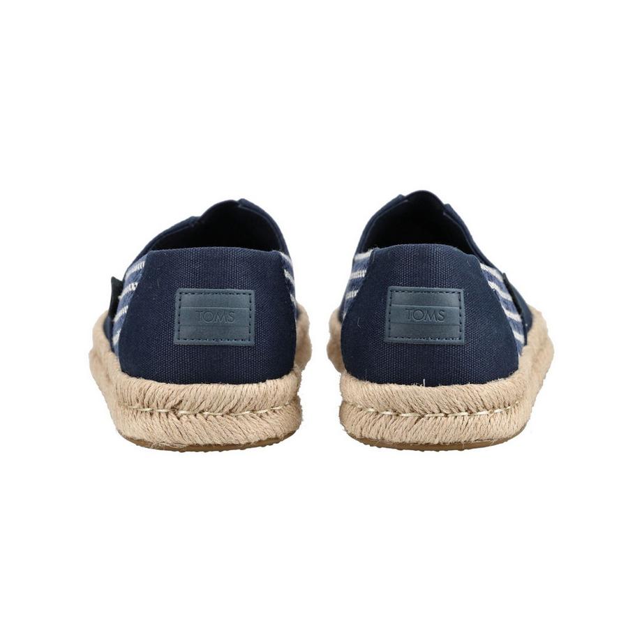 TOMS Chaussures Slip-On Espadrilles en Toile Bleu Marine  
