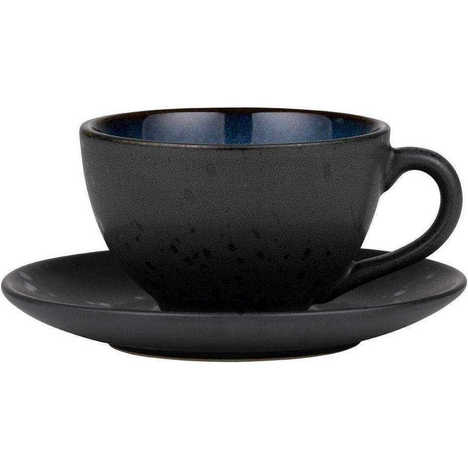 Bitz Kaffeetasse 240 ml, 6 Stück, SchwarzDunkel  