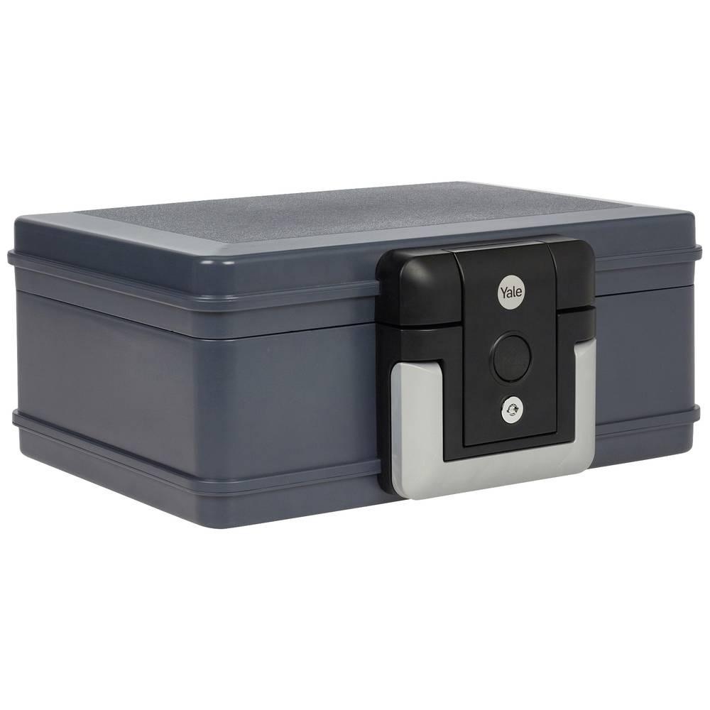 Yale Cassette de contre le feu et l'eau S, 30 min. résistant au feu, 72 h étanche, 2 clés  