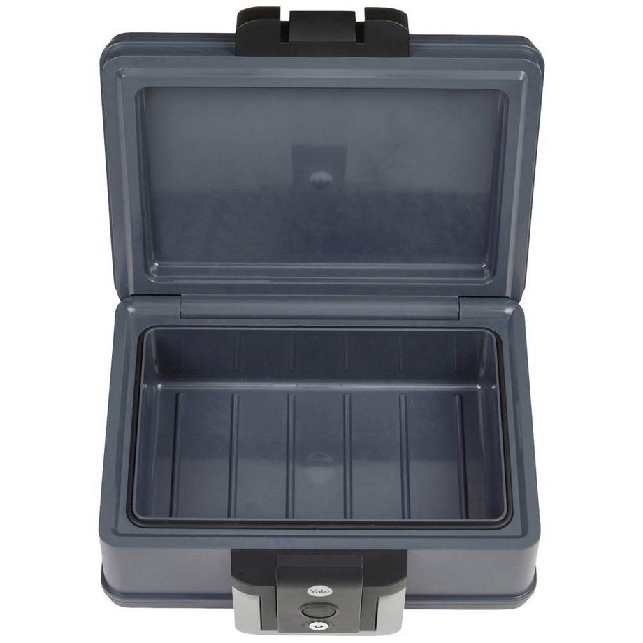 Yale Cassette de contre le feu et l'eau S, 30 min. résistant au feu, 72 h étanche, 2 clés  