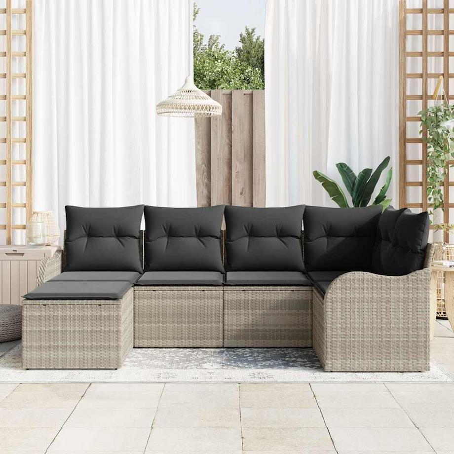 VidaXL Divano da giardino Polyrattan  