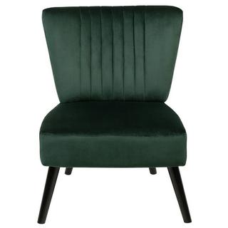 Beliani Fauteuil en Velours Moderne VAASA  