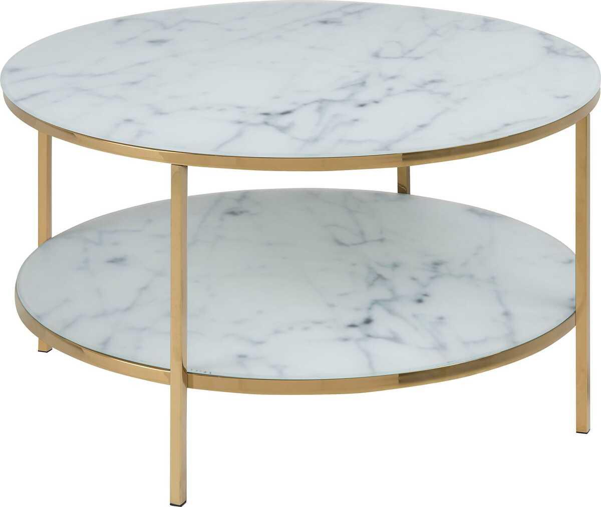 mutoni Table basse Romandie blanc  