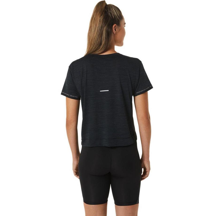 asics  T-shirt donna crop top Asics Race 