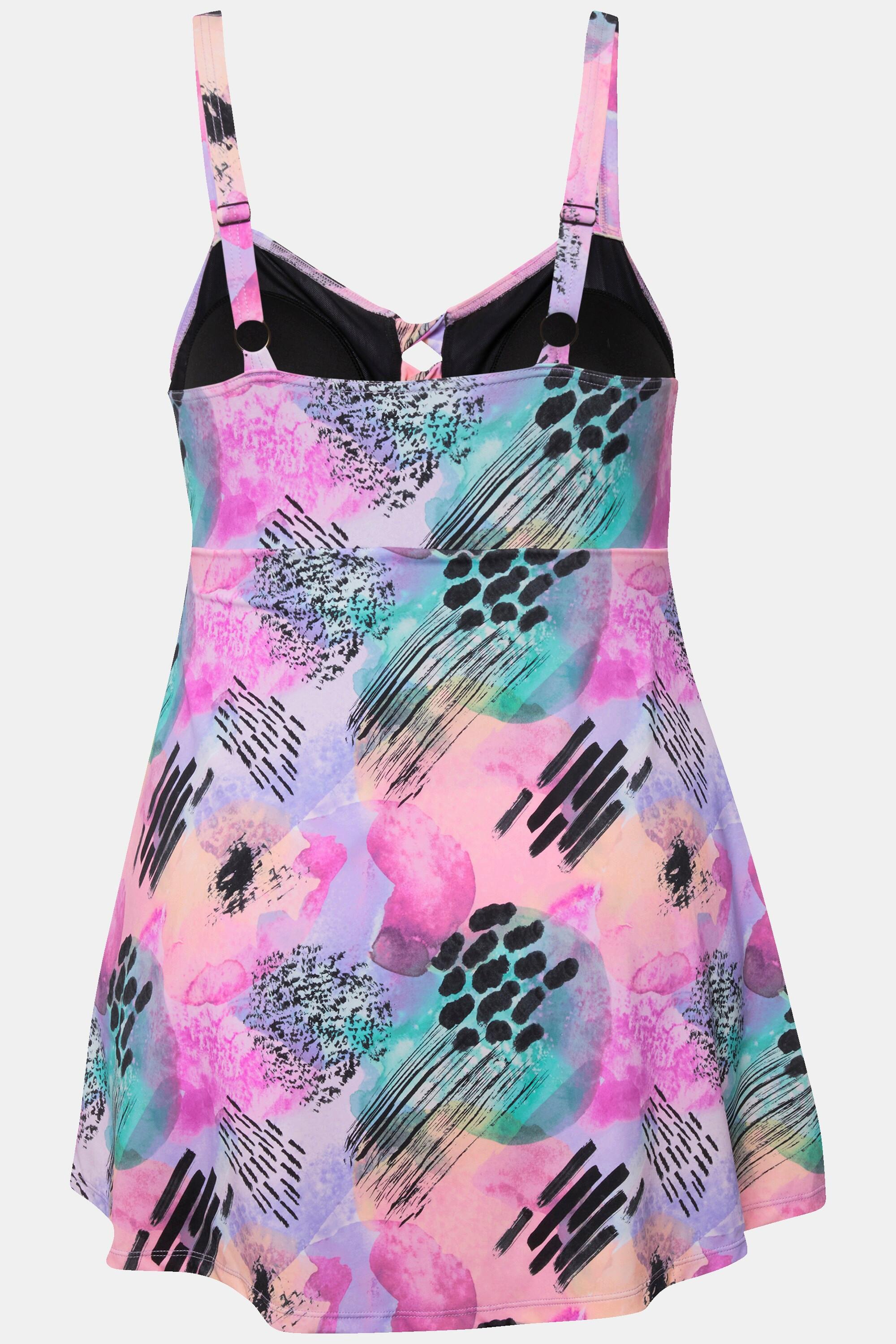 Ulla Popken Robe de bain Découpe Bretelles Réglables Bonnets Souples  