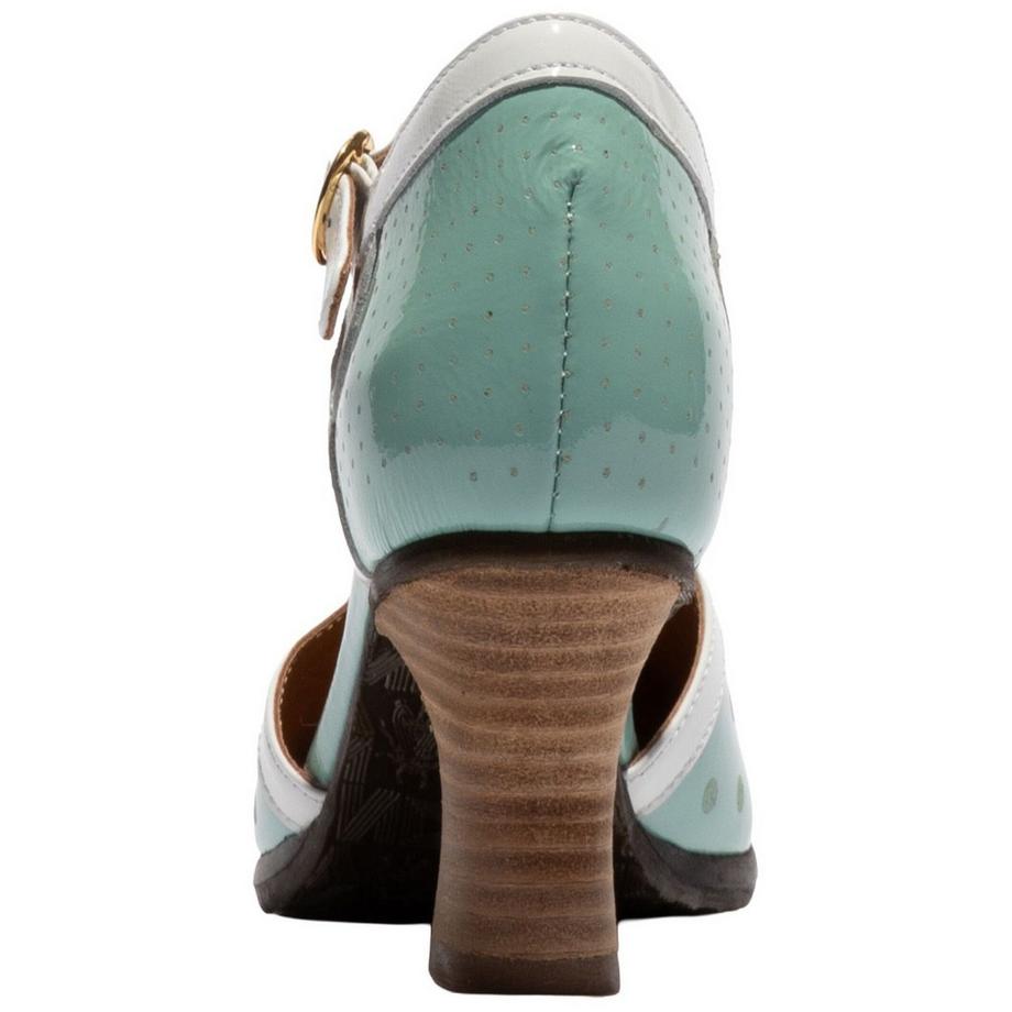 FLY London Pumps con cinturino a T motivo pois  