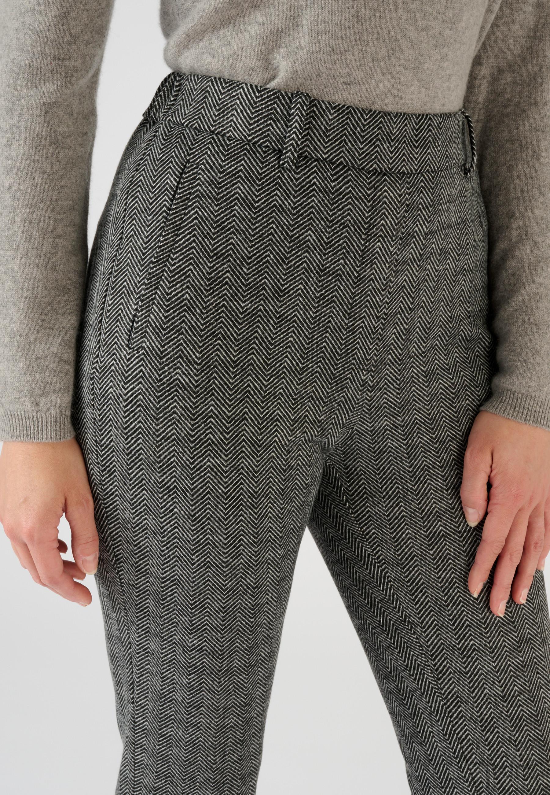 Damart  Pantalon enfilable en maille jacquard émerisée 