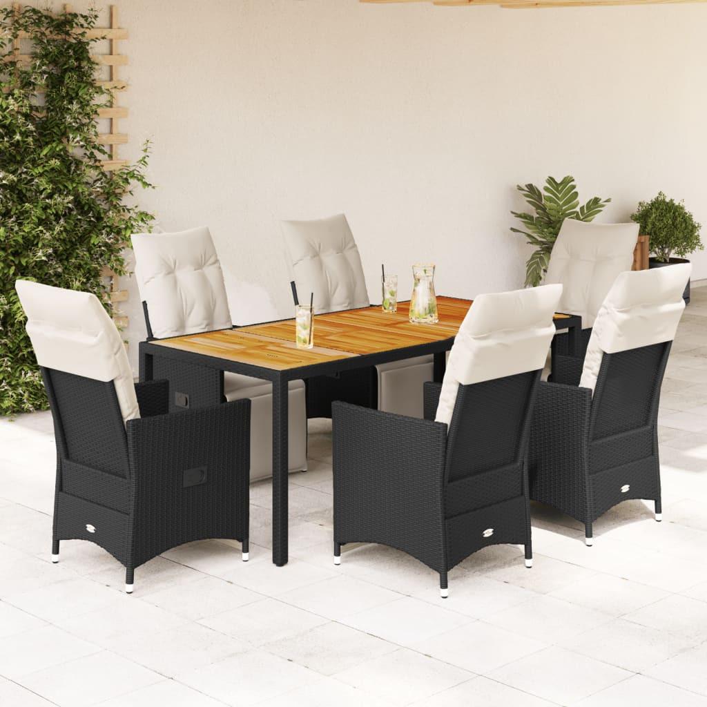 VidaXL set da pranzo da giardino Polirattan  