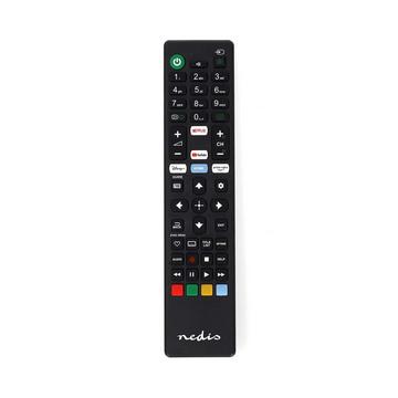 Remote de remplacement | Convient pour: Sony | Fixé | 1 appareil | Amazon Prime / Disney + Button / Netflix Button / Bouton YouTube | Infrarouge | Noir