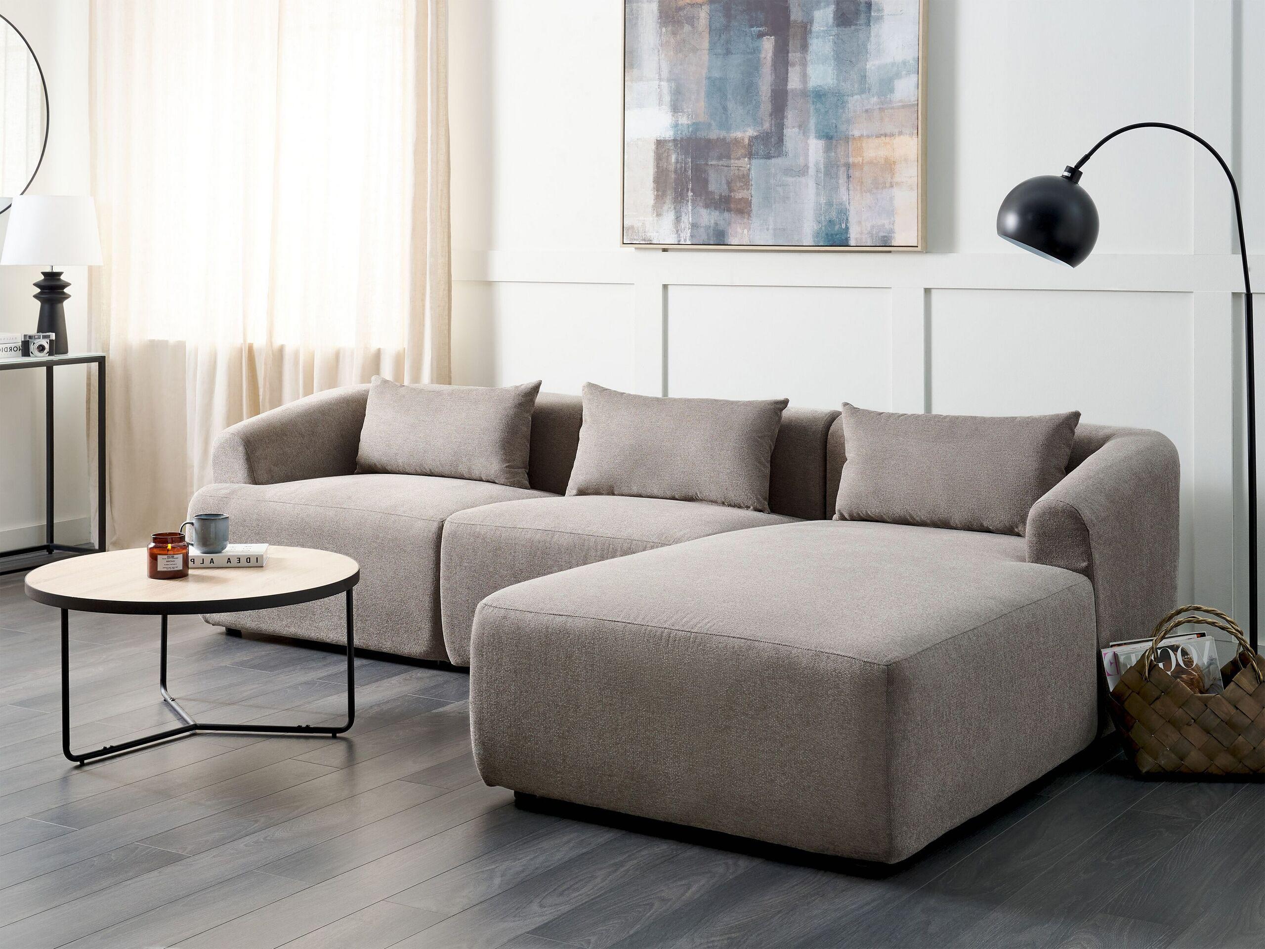 Beliani Ecksofa aus Polyester Modern SVANSELE  