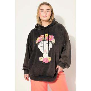 Studio Untold  Hoodie, oversized, Woman-Print, Vintage-Look, Langarm 