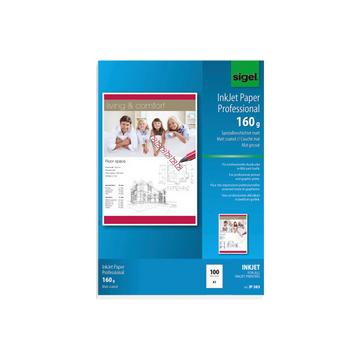 SIGEL InkJet-Papier A3 IP383 160g,matt, weiss 100 Blatt