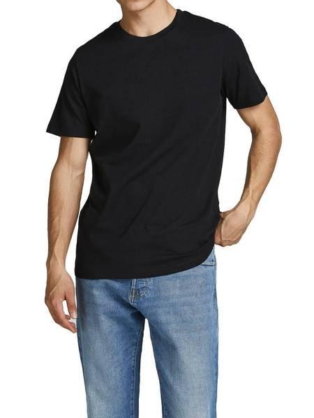 JACK & JONES  Maglietta Uomini Confezione da 5 Vestibilità confortevole-JJEORGANIC BASIC TEE O-NECK 5PK 