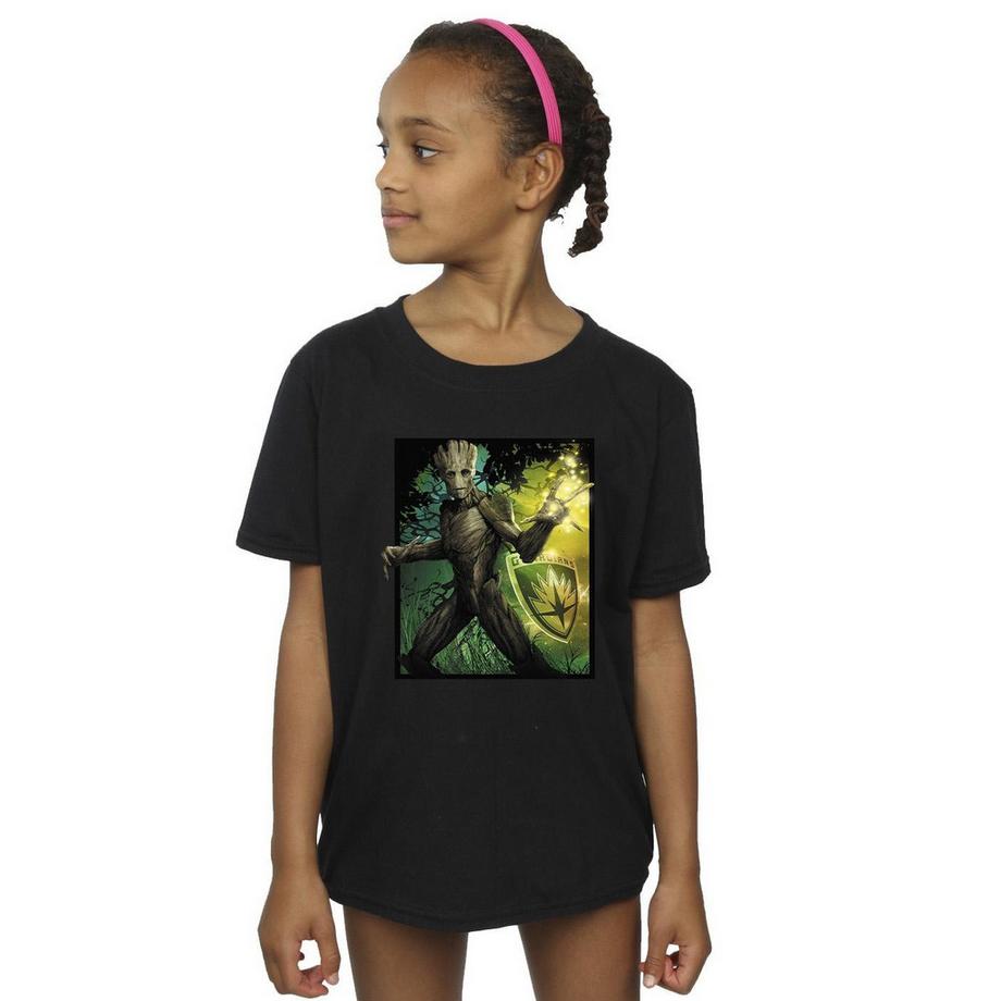 MARVEL  Guardians Of The Galaxy Forest Energy TShirt 