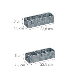 B2X Set di 6 cestini portaoggetti  