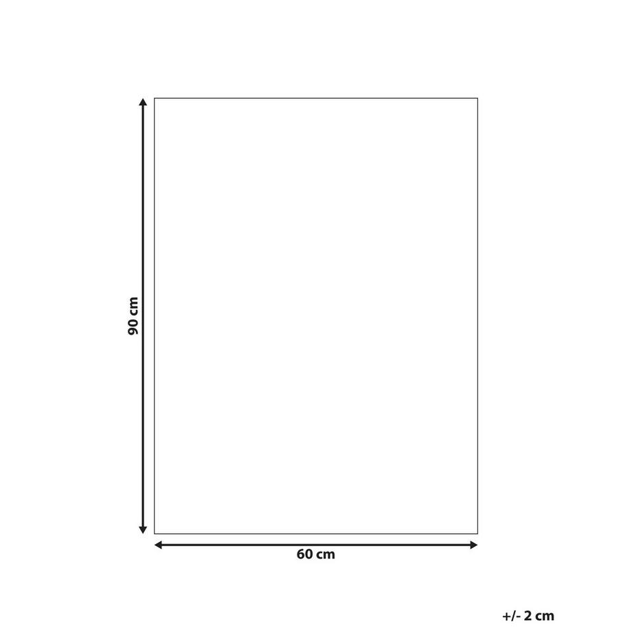 Beliani Badematte aus Baumwolle Minimalistisch BABAIL  