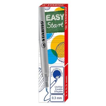 STABILO Tintenpatronen Easy 0,3 mm 6870/041 blau 3 Stück