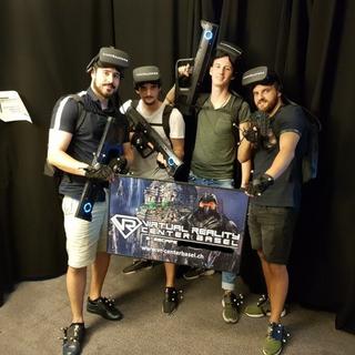 Geschenkidee  VR Lasertag Abenteuer in Basel (für 2 Personen) 