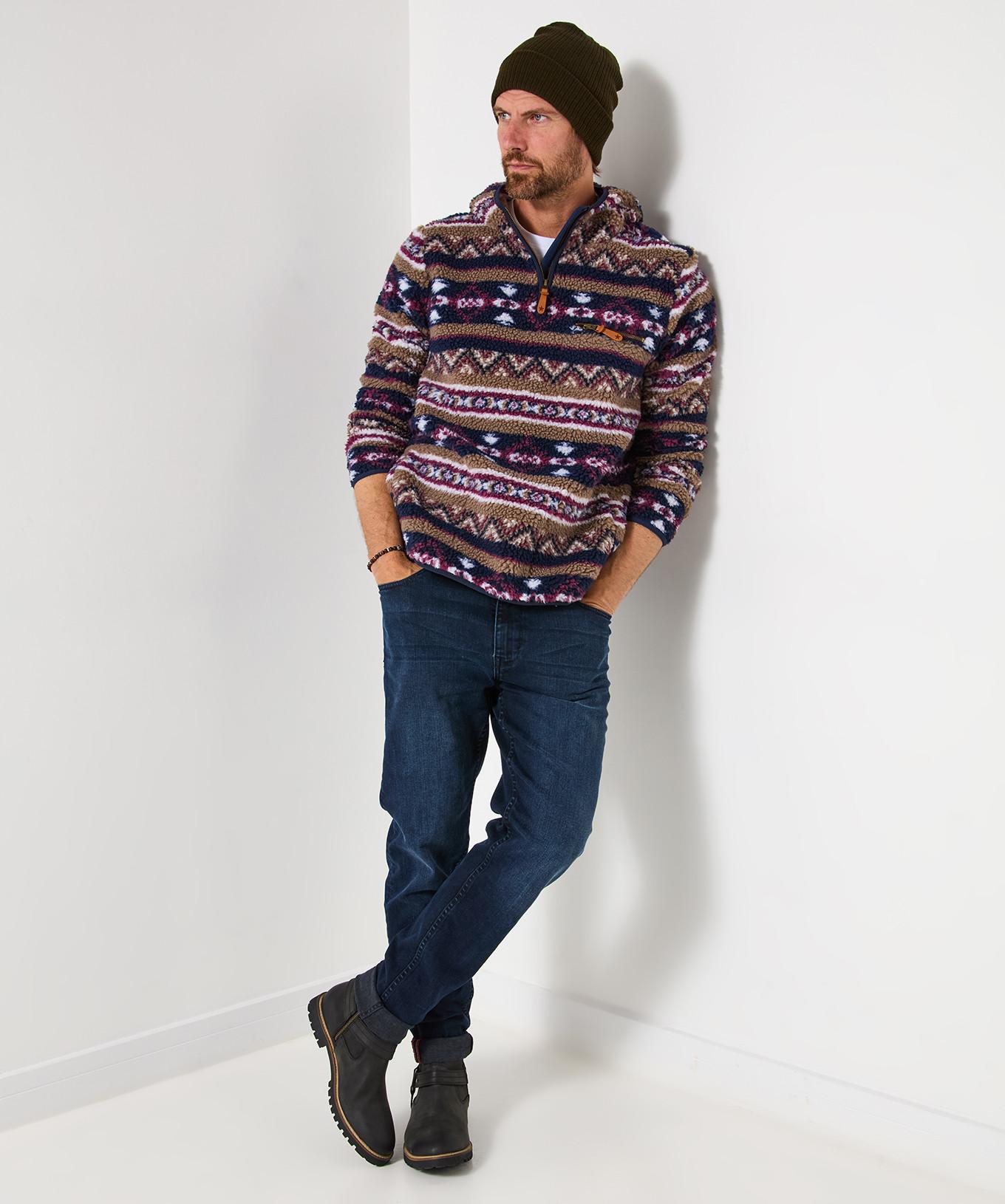 Joe Browns Felpa con cappuccio in pile calda per l'inverno  