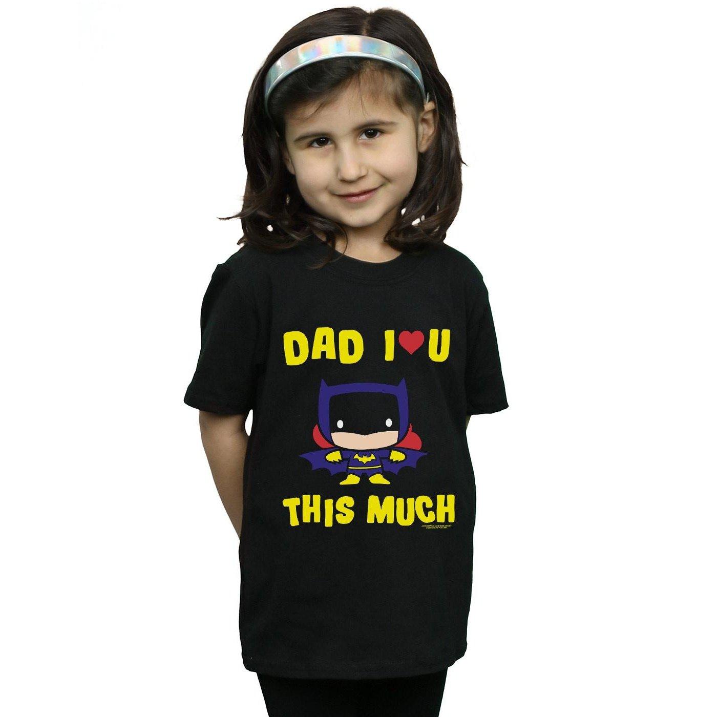 DC COMICS  Tshirt DAD LOVE YOU THIS MUCH 