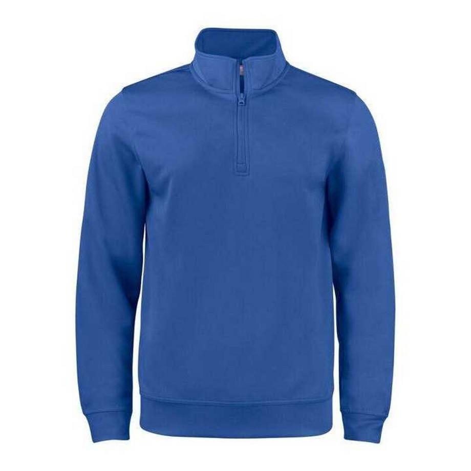 Basic Strickjacke, Mit Halbem Reißverschluss, Aktiv, Langärmlig