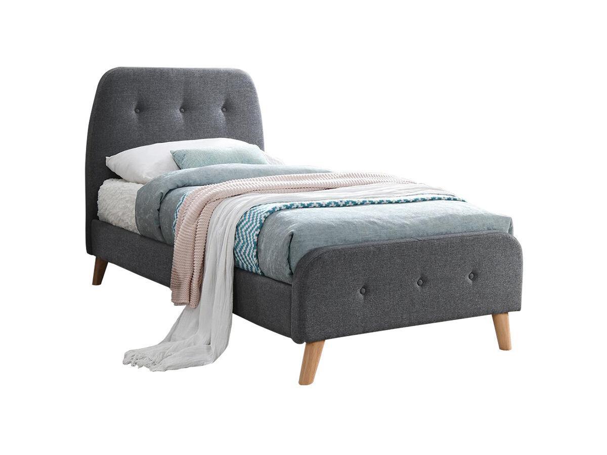 Vente-unique Polsterbett ROMEO Stoff  