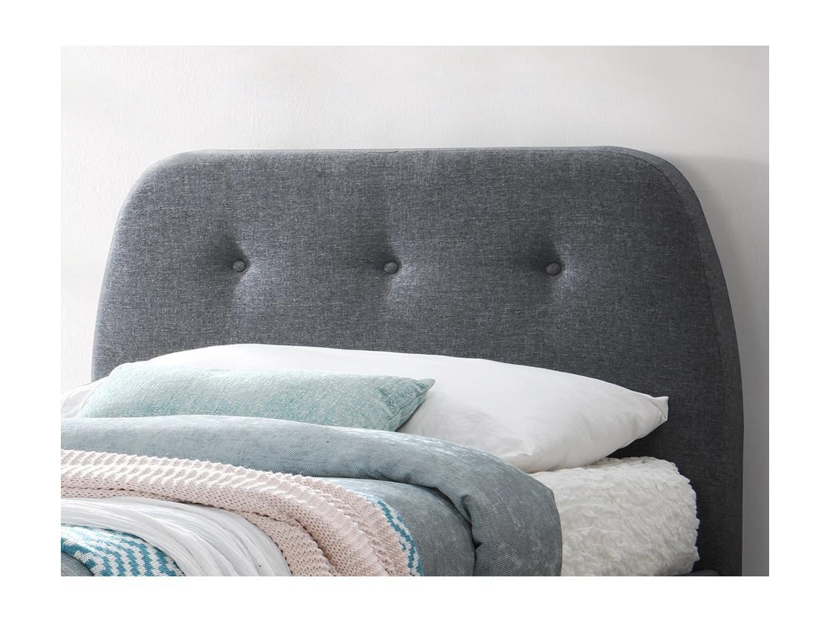 Vente-unique Polsterbett ROMEO Stoff  