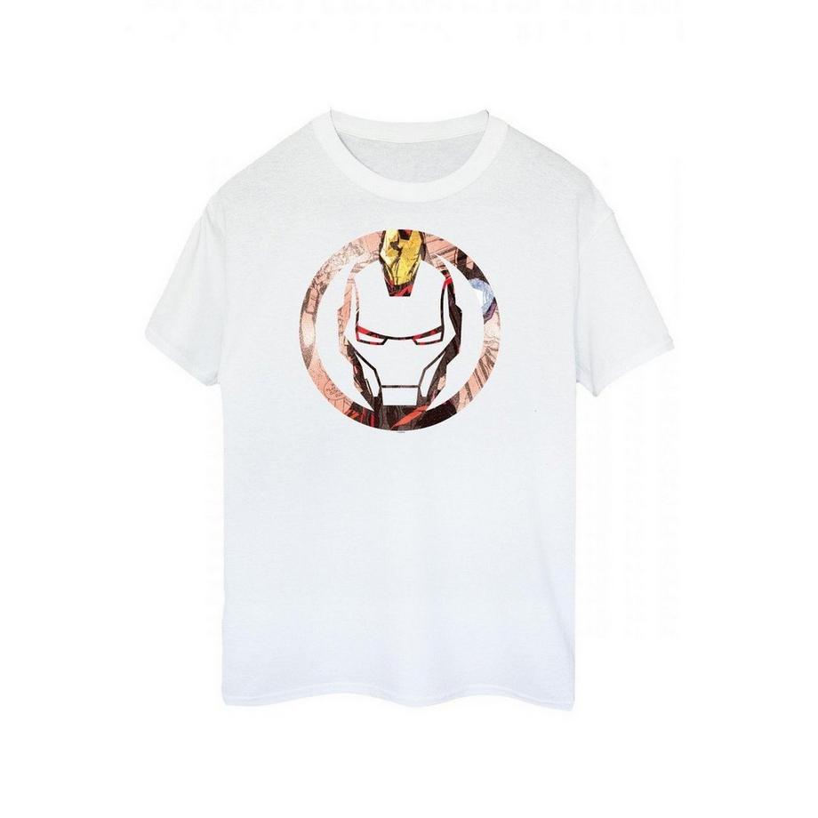 Iron Man Iron Man Logo Grafikdruck T-Shirt  