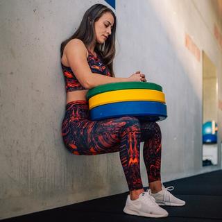 GladiatorFit  Gummifarbene olympische Scheibe „Bumper Plate“ Ø 51mm GladiatorFit 