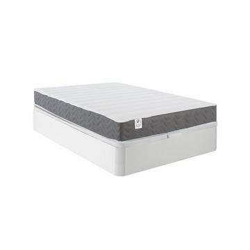 Set letto 140 x 190 cm: Rete contenitore Bianco + Materasso schiuma HD - HEAVEN di DREAMEA PLAY