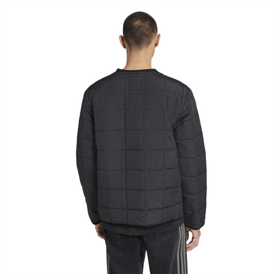 adidas Gesteppte Jacke mit Knopfverschluss  