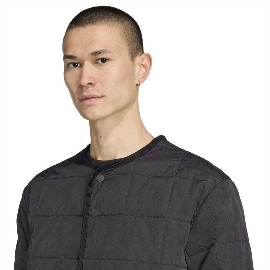 adidas Gesteppte Jacke mit Knopfverschluss  