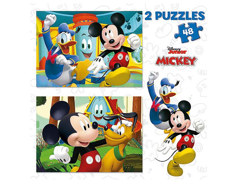 Educa  Puzzle Mickey Mouse Funhouse (2x48) 