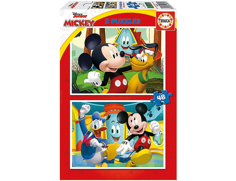 Educa  Puzzle Mickey Mouse Funhouse (2x48) 